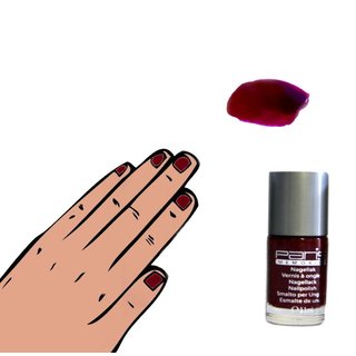 Nagellack Farblack 11 ml - Color Paris Memories rot/...